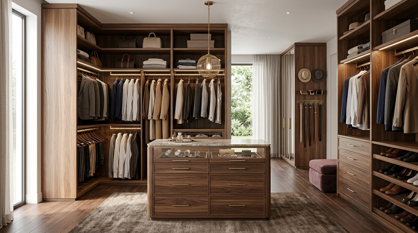 The Anatomy of a Luxury Walk-In Wardrobe: Designing for Elegance and Organization